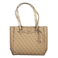Guess Jeans Beige Polyurethane Women Handbag - Luxury Boutique Co