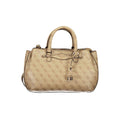 Guess Jeans Beige Polyurethane Women Handbag - Luxury Boutique Co