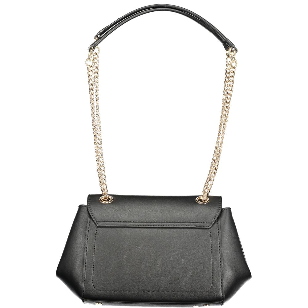 Guess Jeans Nero Poliuretano Women Handbag - Luxury Boutique Co