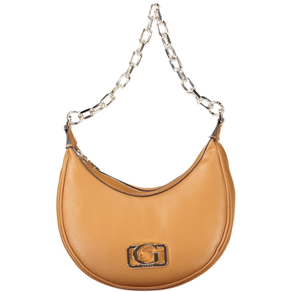 Guess Jeans Marrone Poliuretano Women Handbag - Luxury Boutique Co