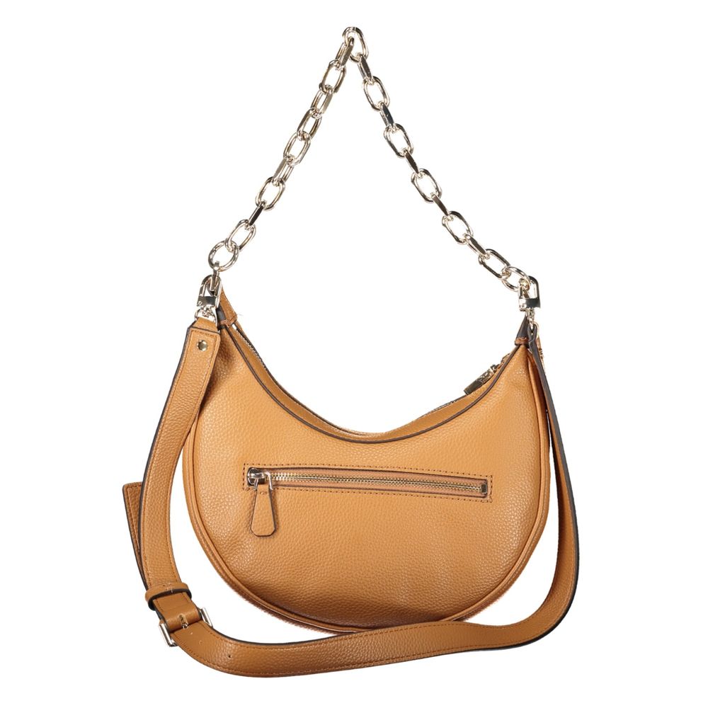 Guess Jeans Marrone Poliuretano Women Handbag - Luxury Boutique Co