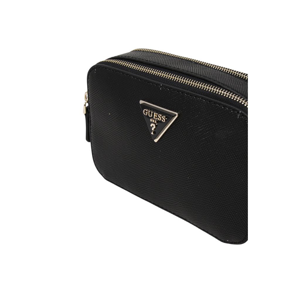Guess Black Polyethylene Handbag - Luxury Boutique Co