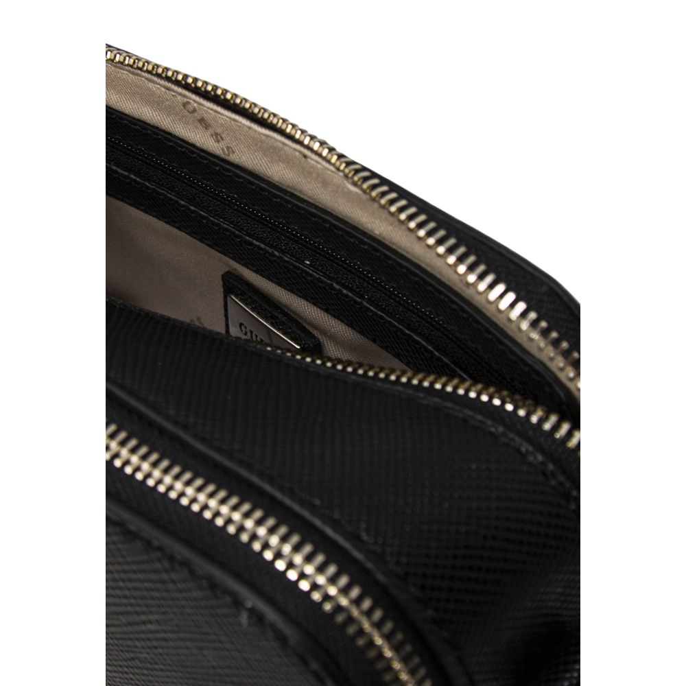 Guess Black Polyethylene Handbag - Luxury Boutique Co