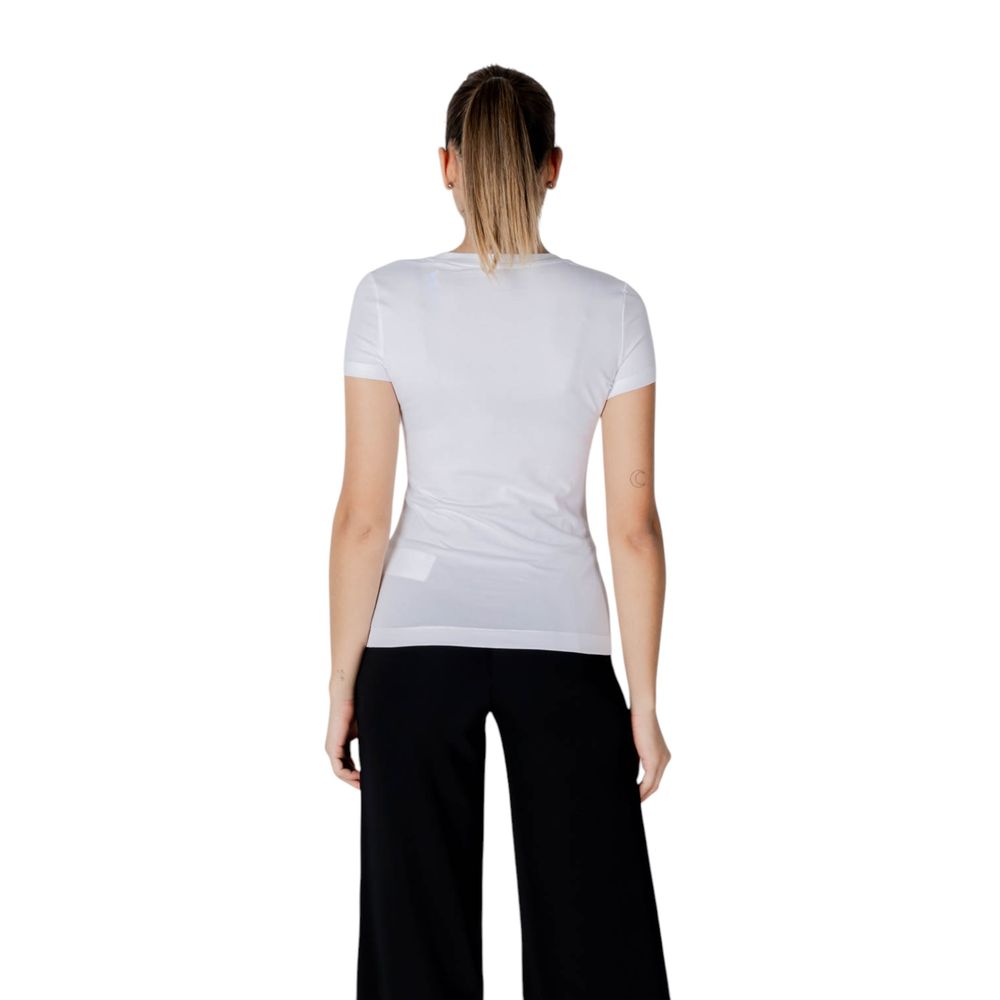 Guess White Cotton T-Shirt - Luxury Boutique Co