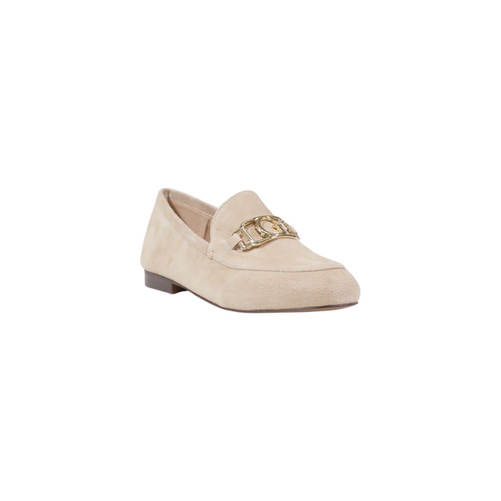Guess Beige Leather Platform Pumps - Luxury Boutique Co