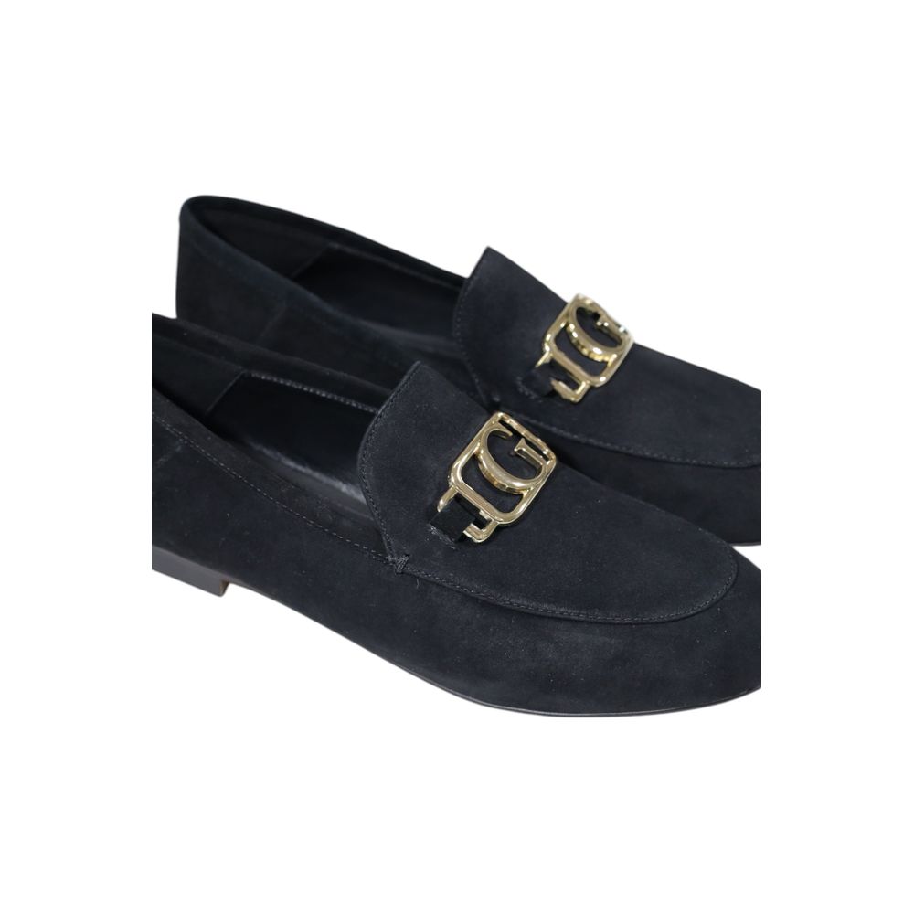 Guess Black Leather Platform Pumps - Luxury Boutique Co