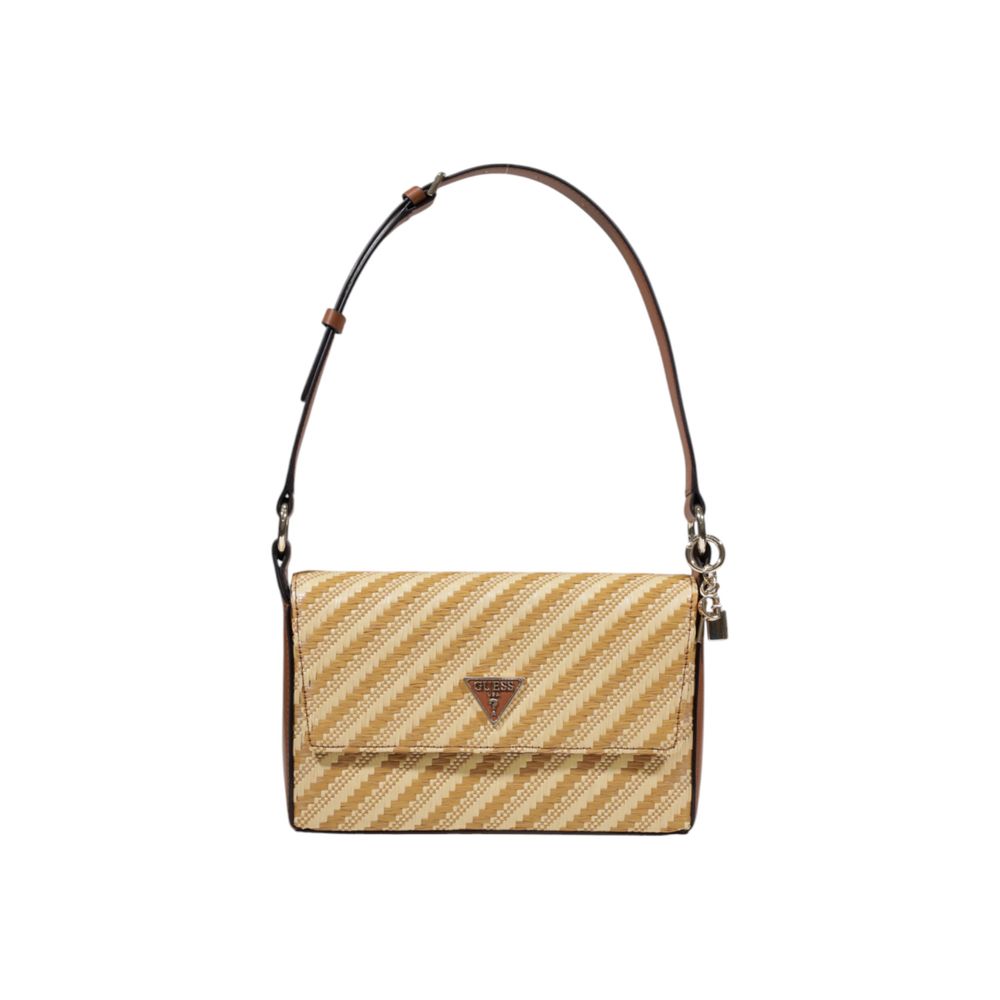 Guess Beige Polypropylene Handbag - Luxury Boutique Co