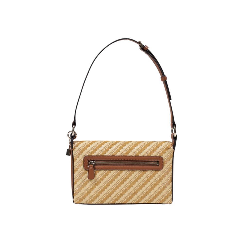 Guess Beige Polypropylene Handbag - Luxury Boutique Co