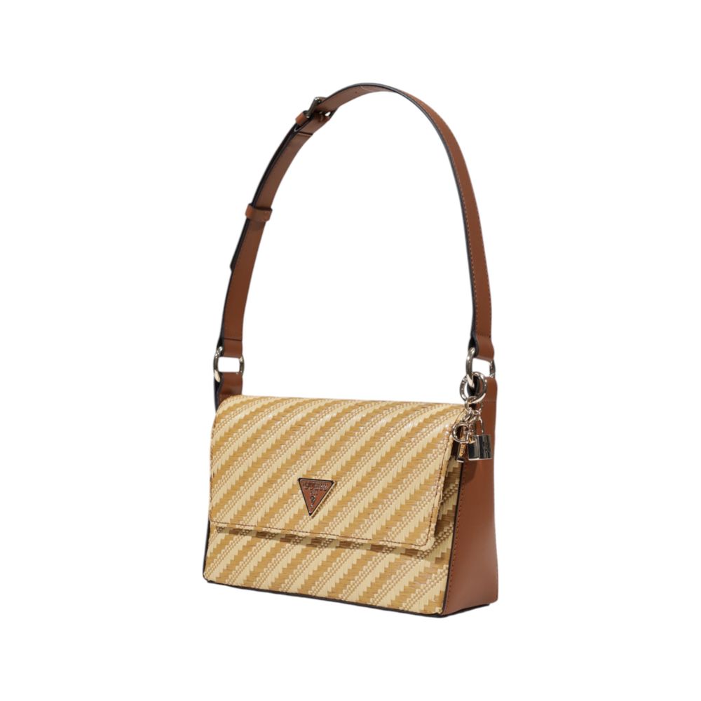 Guess Beige Polypropylene Handbag - Luxury Boutique Co