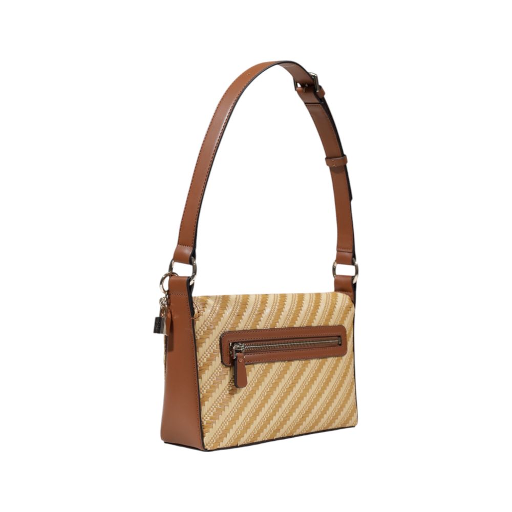 Guess Beige Polypropylene Handbag - Luxury Boutique Co