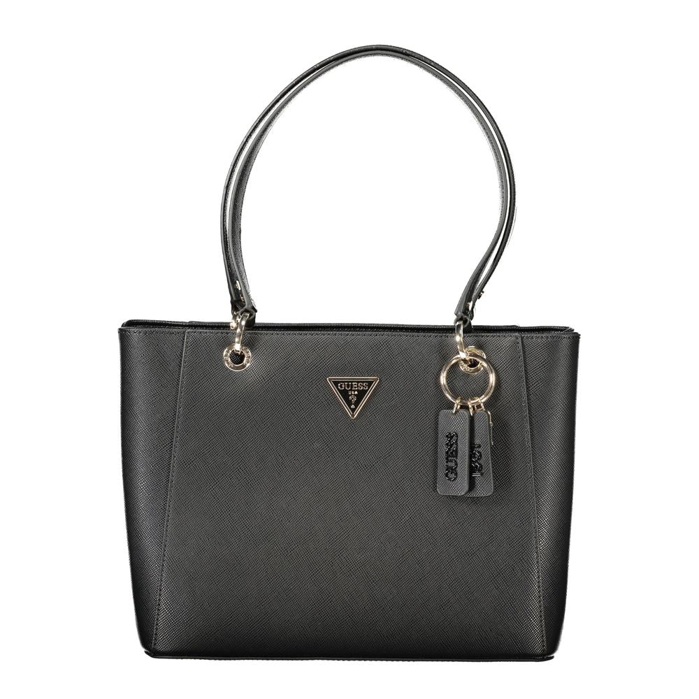 Guess Jeans Black Polyurethane Women's Handbag - Luxury Boutique Co