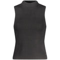Guess Jeans Black Cotton Women Tank Top - Luxury Boutique Co