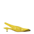 Jacquemus Yellow Leather Flat Sandals - Luxury Boutique Co