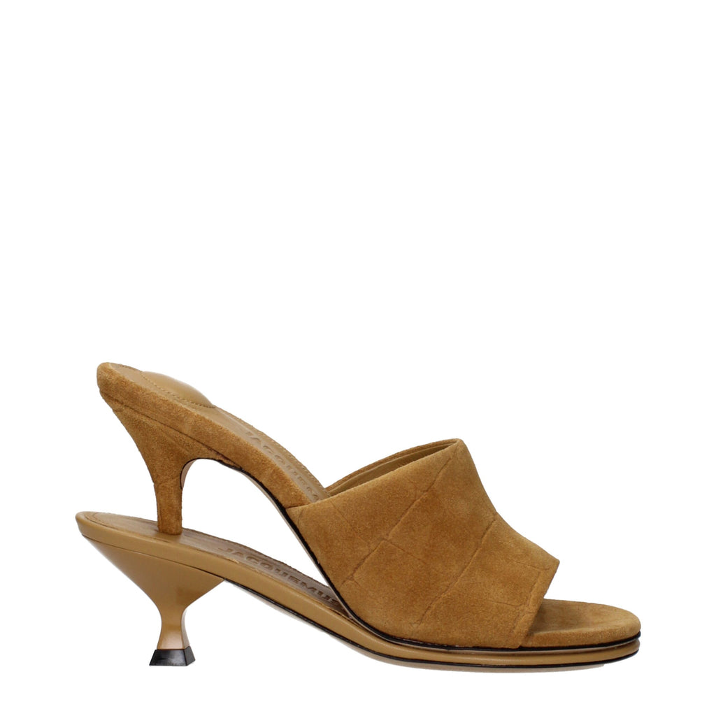 Jacquemus Brown Leather Stiletto Heel Sandals - Luxury Boutique Co