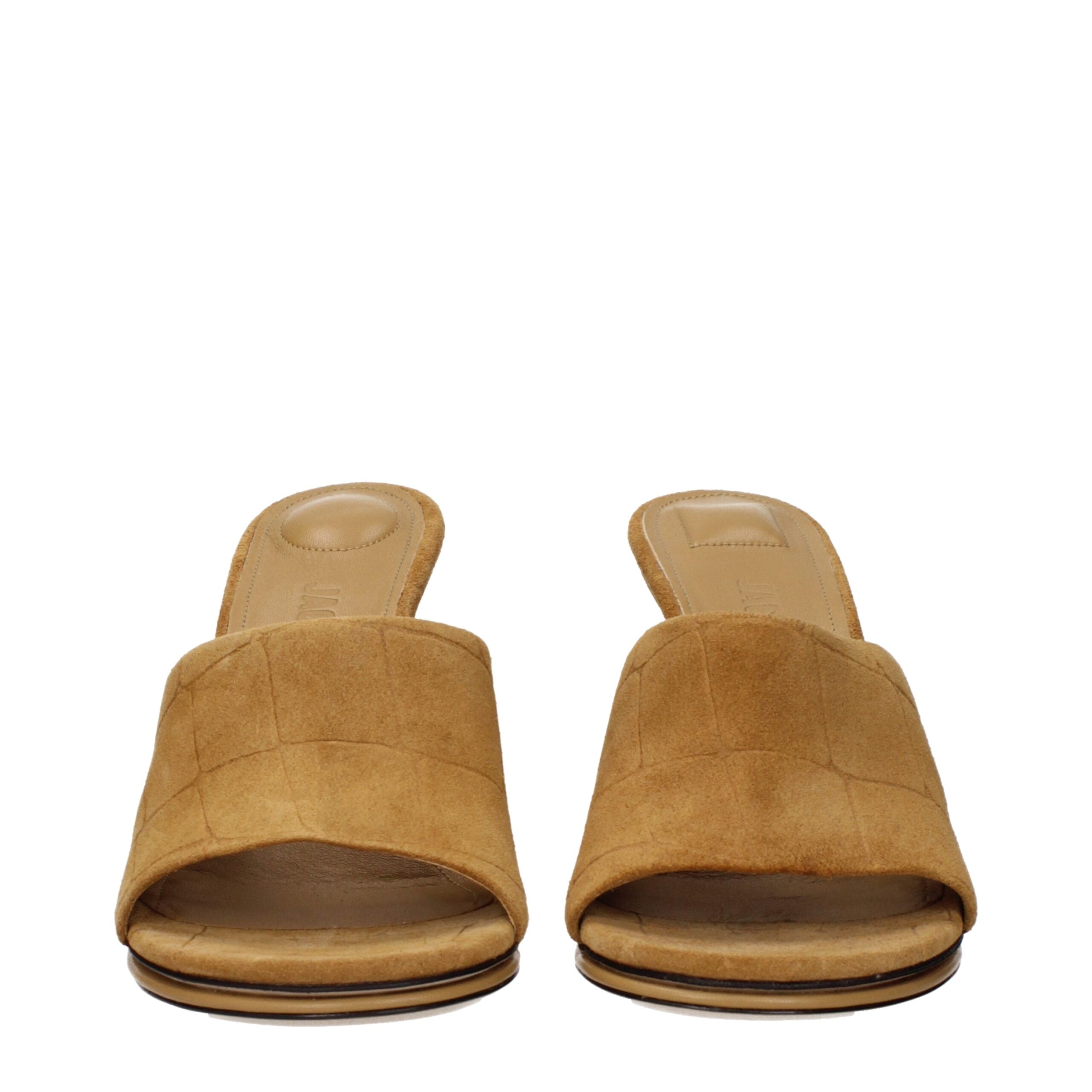 Jacquemus Brown Leather Stiletto Heel Sandals - Luxury Boutique Co