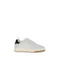 Saint Laurent White Calf Leather Bos Taurus Low Top Sneakers - Luxury Boutique Co