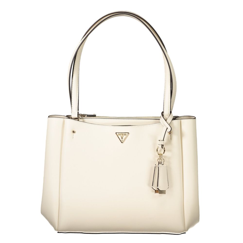 Guess Jeans Bianco Polyurethane Women Handbag - Luxury Boutique Co