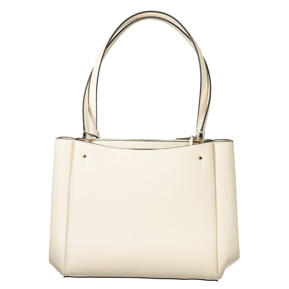 Guess Jeans Bianco Polyurethane Women Handbag - Luxury Boutique Co