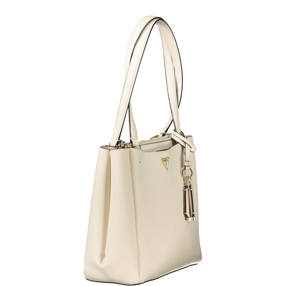 Guess Jeans Bianco Polyurethane Women Handbag - Luxury Boutique Co