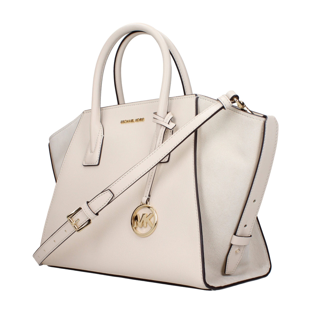 Michael Kors Beige Leather Handbag - Luxury Boutique Co
