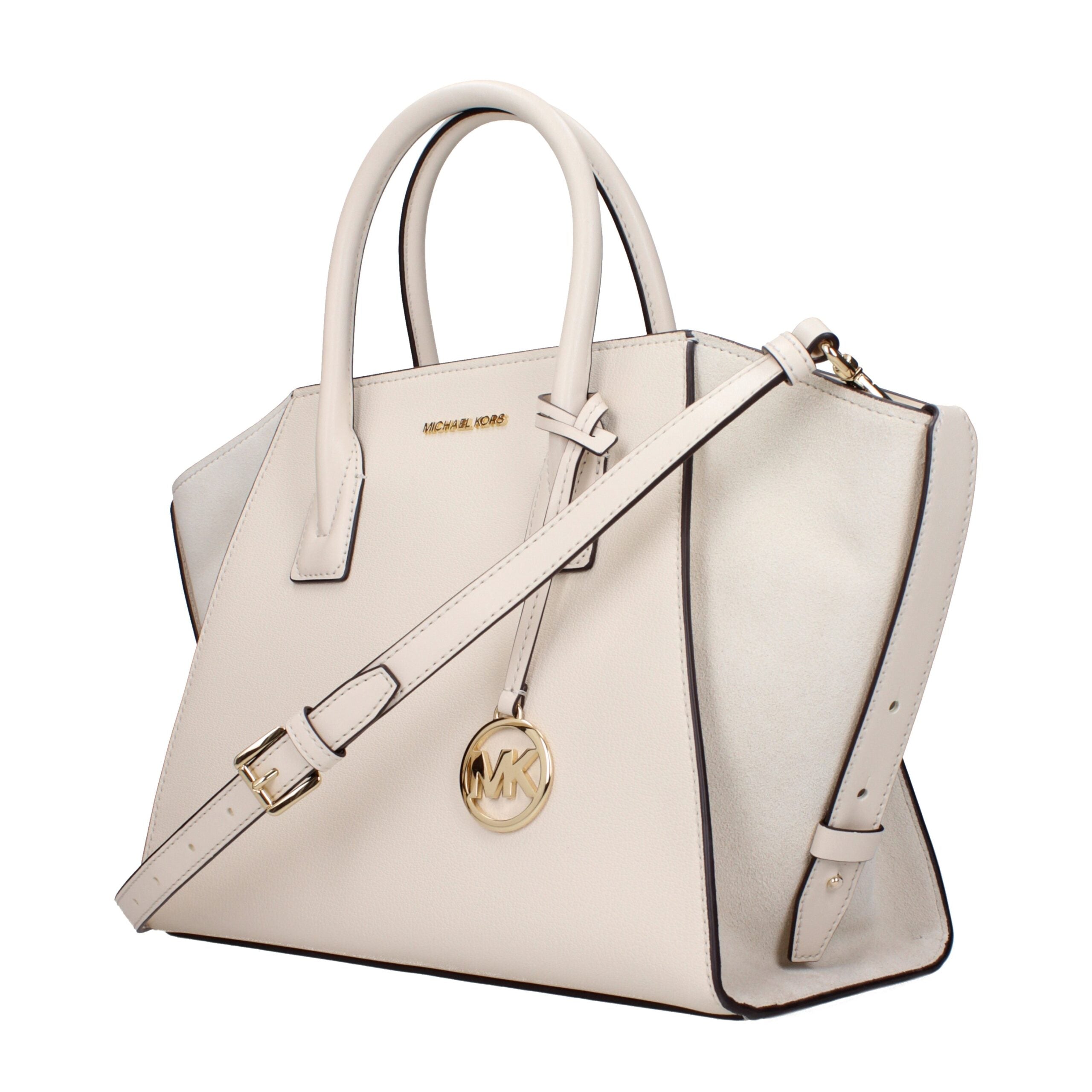 Michael Kors Beige Leather Handbag - Luxury Boutique Co