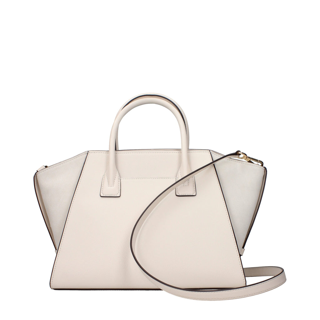Michael Kors Beige Leather Handbag - Luxury Boutique Co