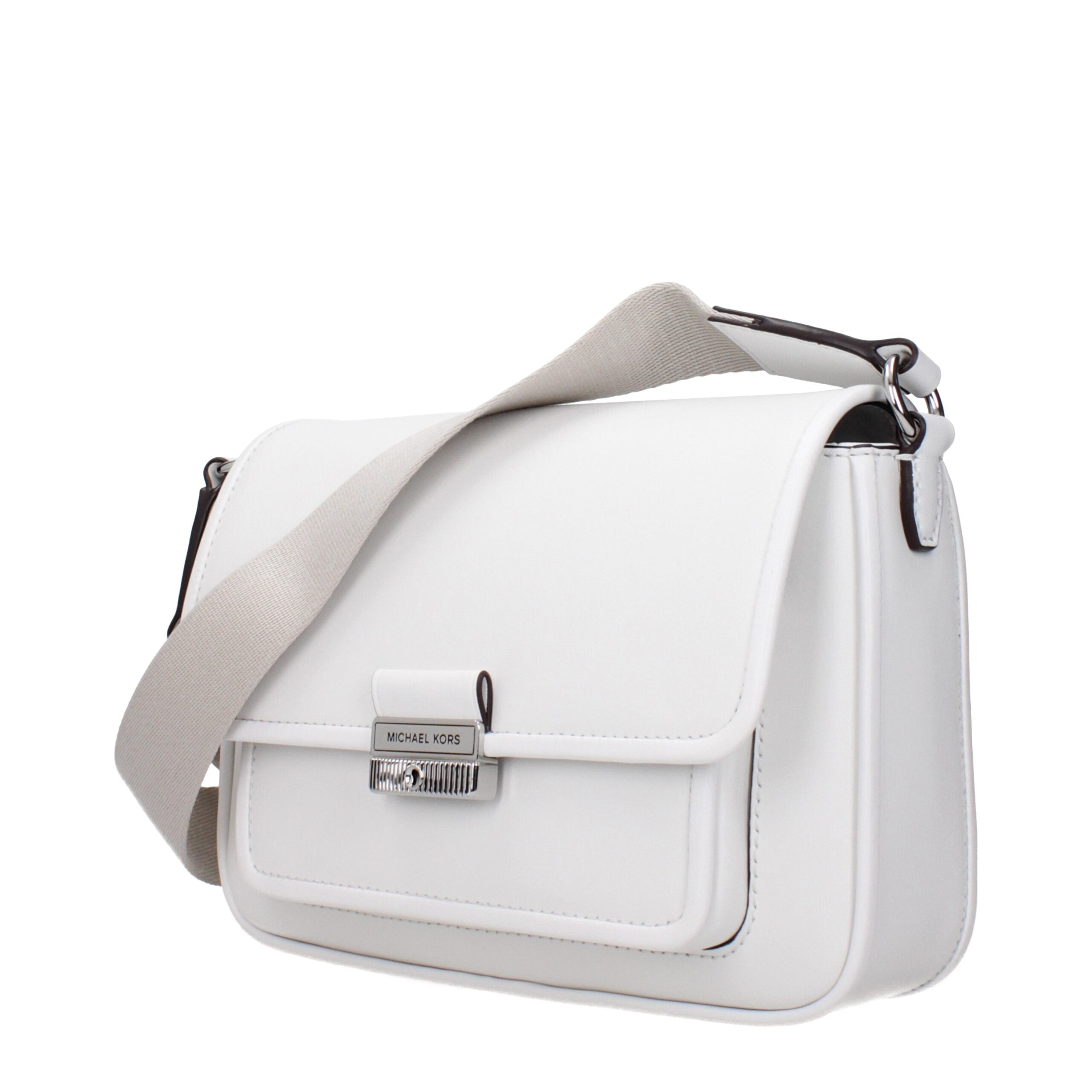 Michael Kors White Leather Crossbody Bag - Luxury Boutique Co
