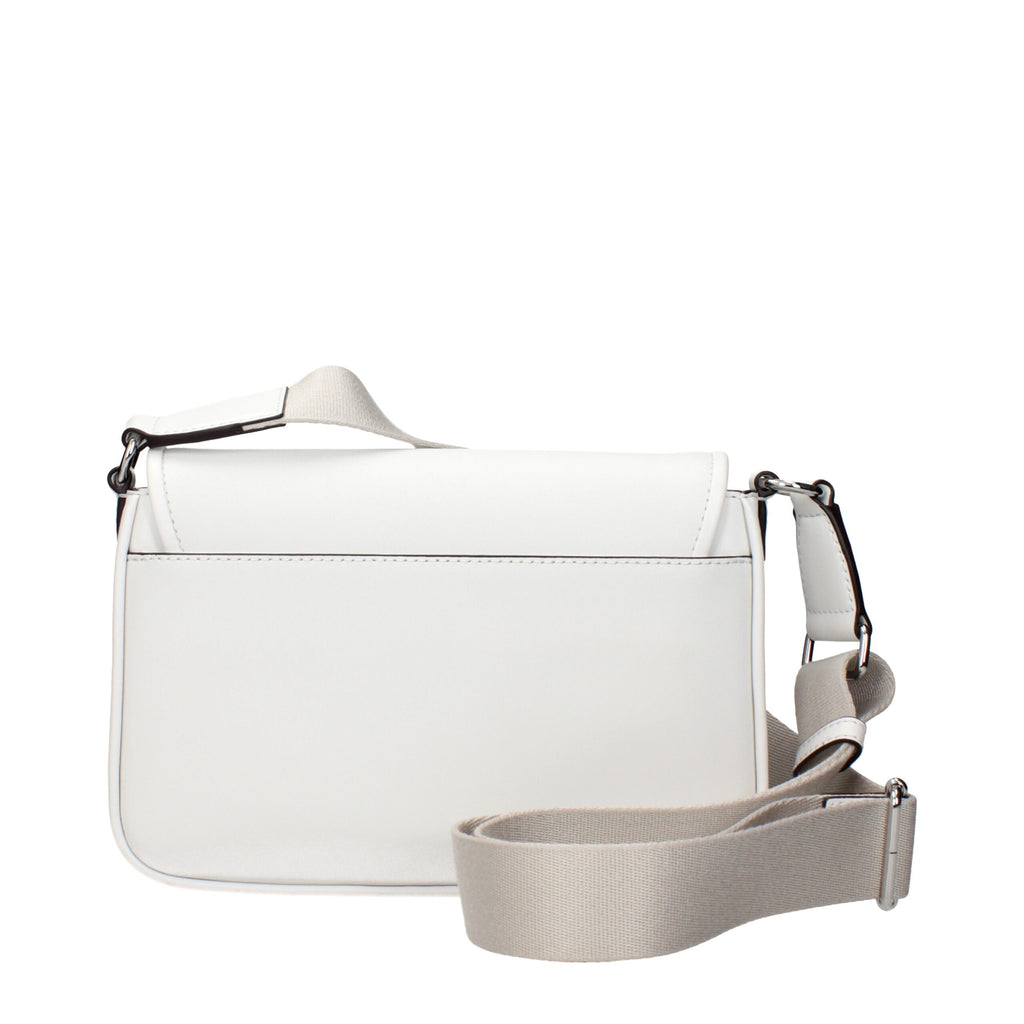 Michael Kors White Leather Crossbody Bag - Luxury Boutique Co