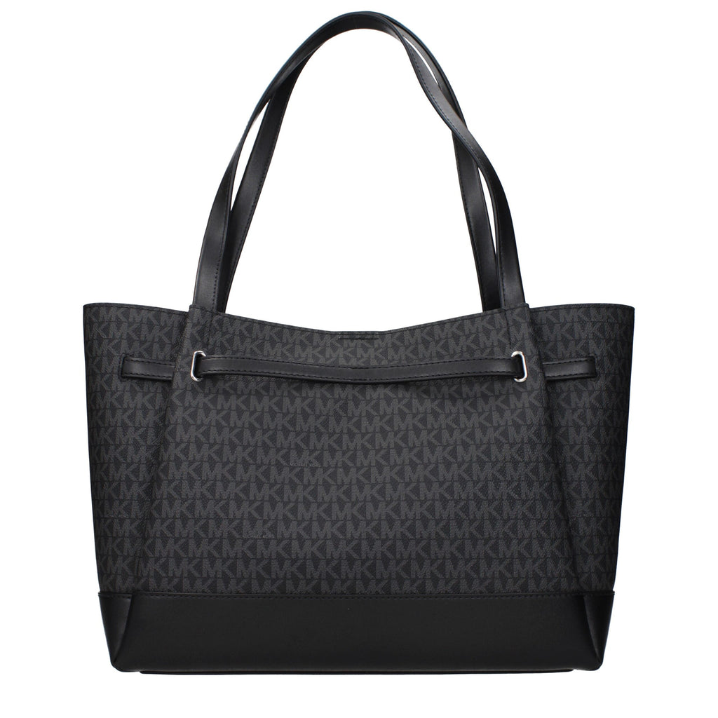Michael Kors Black Fabric Shoulder Bag - Luxury Boutique Co