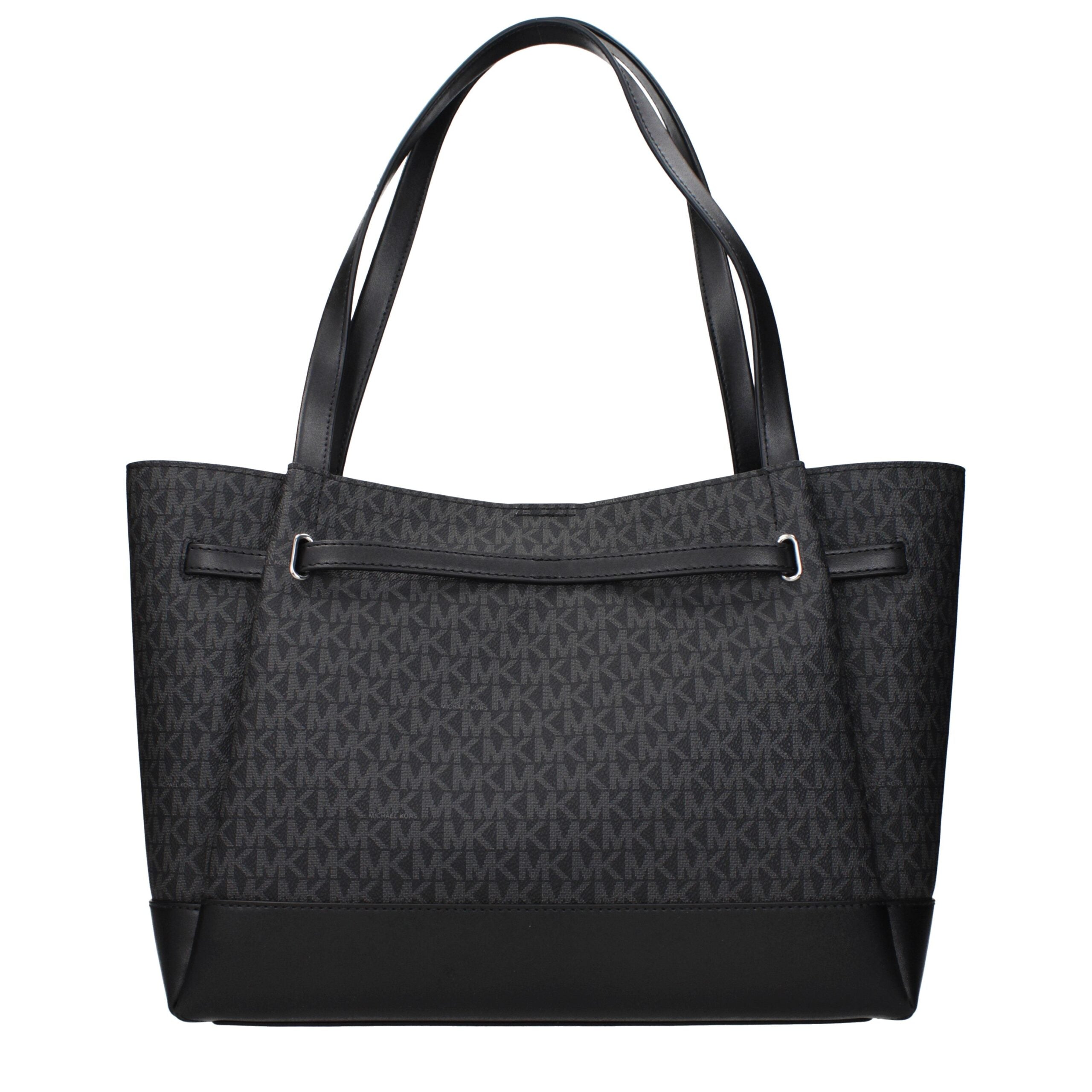 Michael Kors Black Fabric Shoulder Bag - Luxury Boutique Co