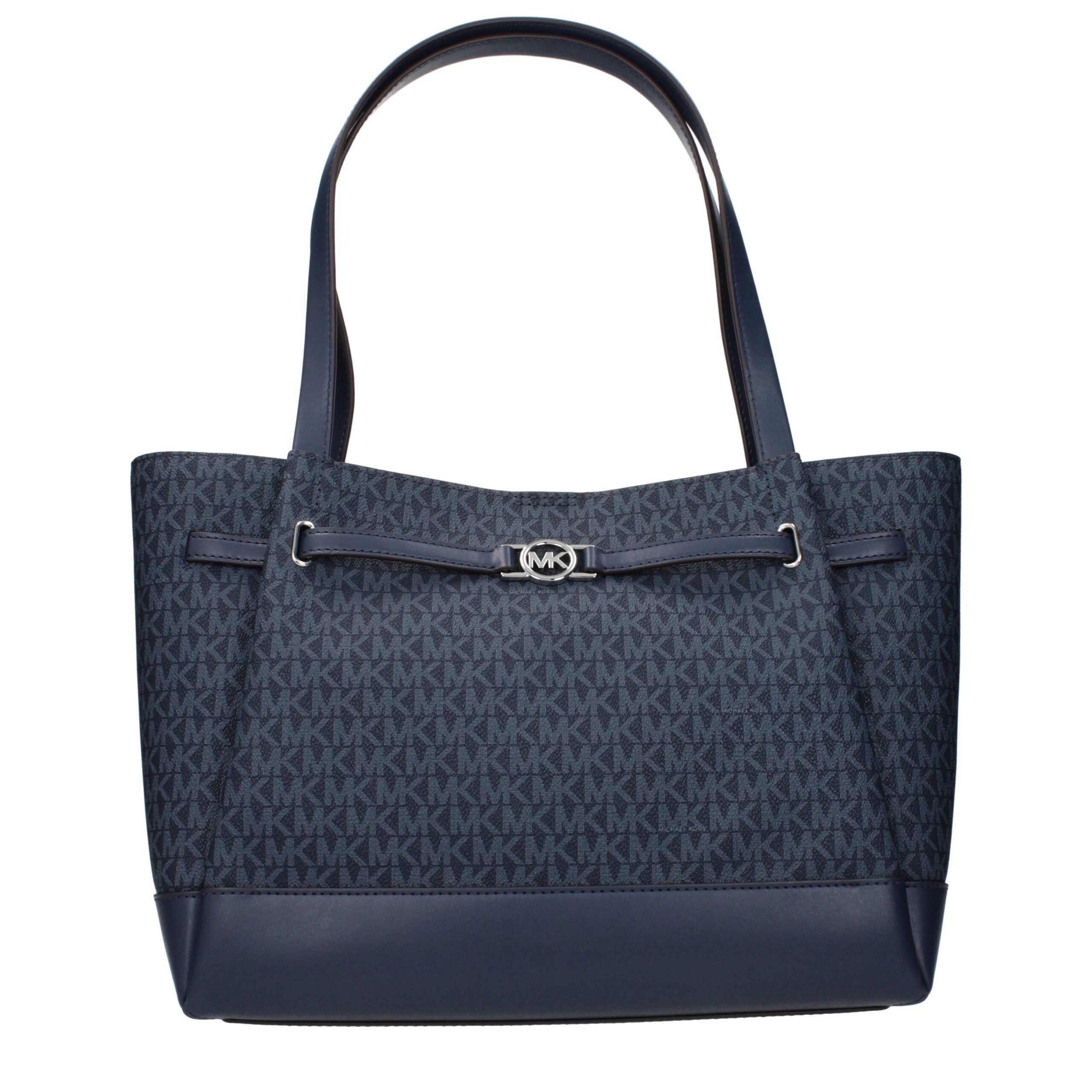 Michael Kors Blue Fabric Shoulder Bag - Luxury Boutique Co