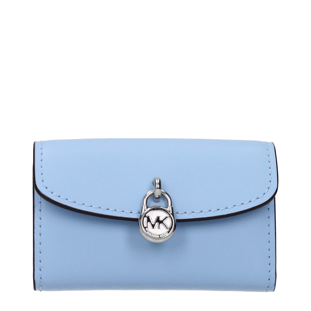 Michael Kors Light Blue Leather Wallet - Luxury Boutique Co