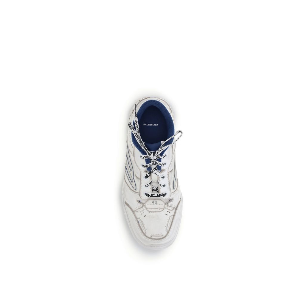 Balenciaga Gray Leather Athletic Sneakers - Luxury Boutique Co