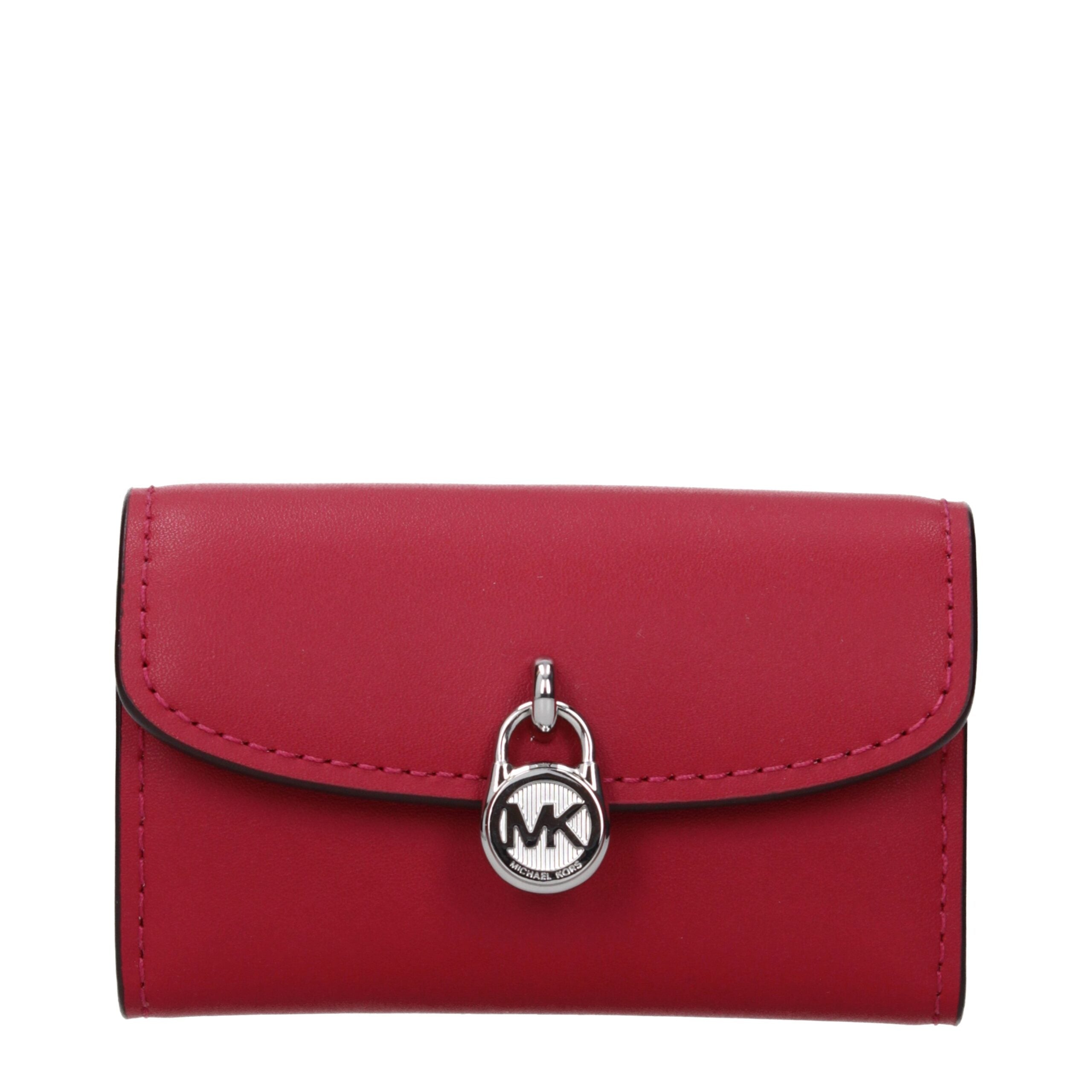 Michael Kors Red Leather Wallet - Luxury Boutique Co