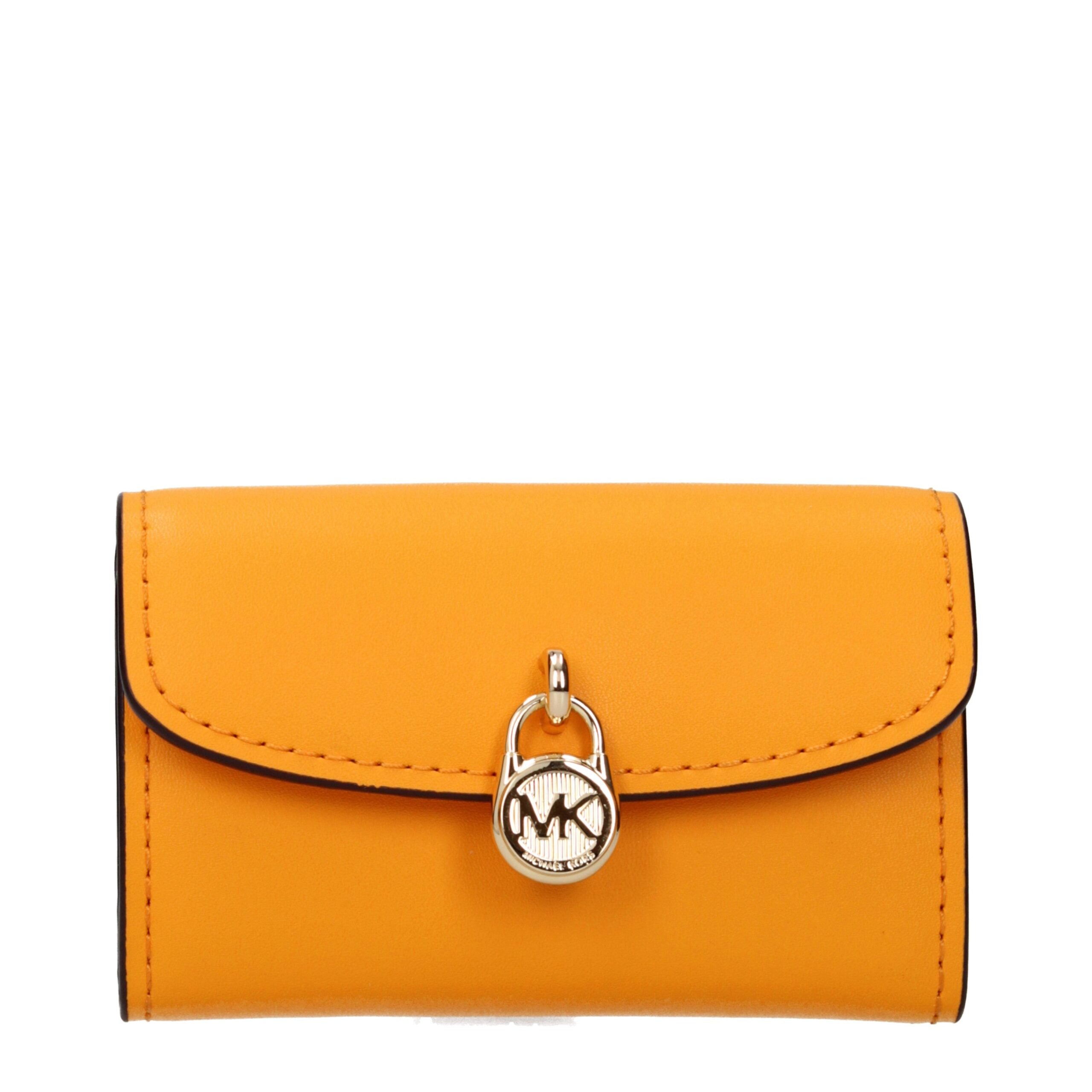 Michael Kors Orange Leather Wallet - Luxury Boutique Co