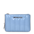 Michael Kors Light Blue Leather Wallet - Luxury Boutique Co