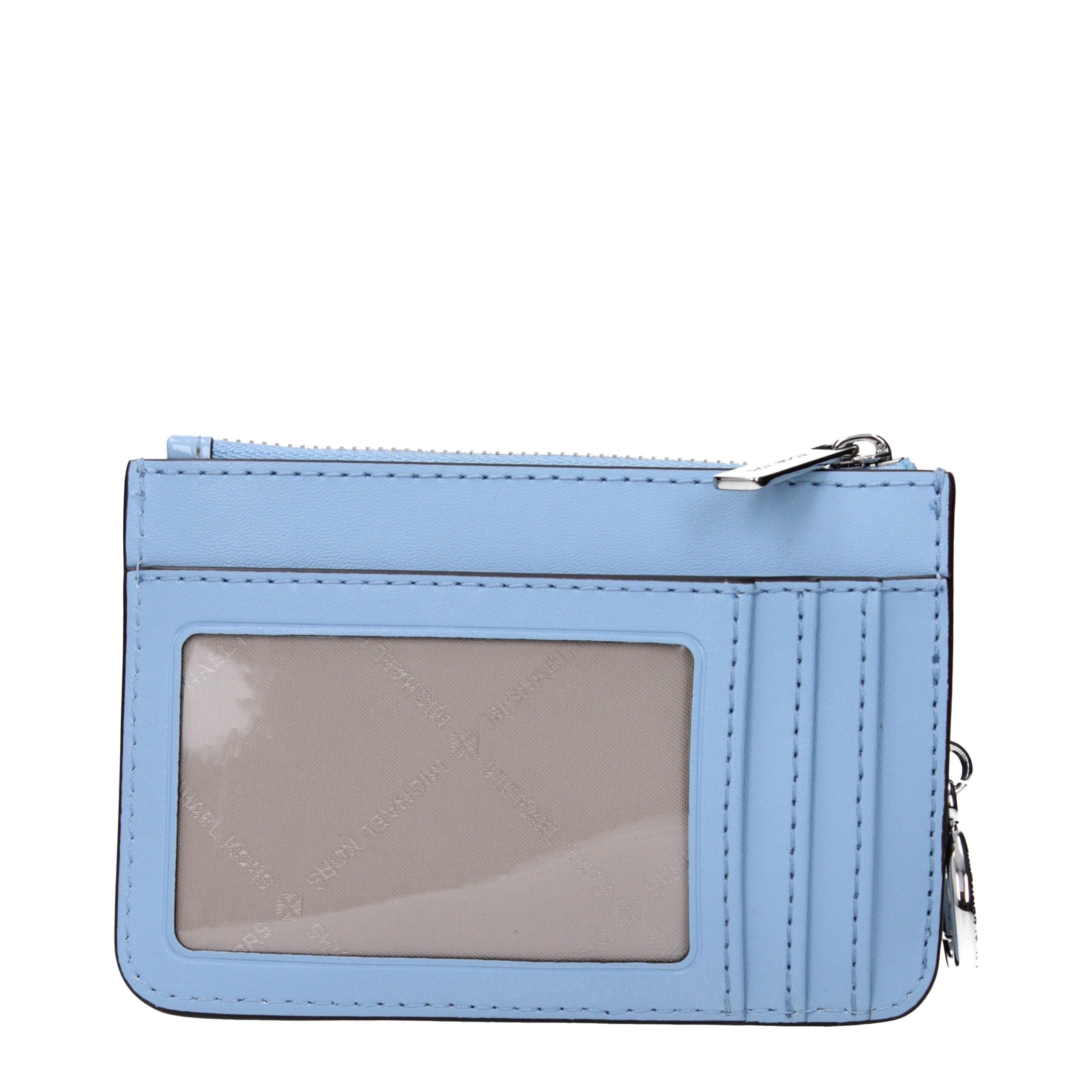 Michael Kors Light Blue Leather Wallet - Luxury Boutique Co