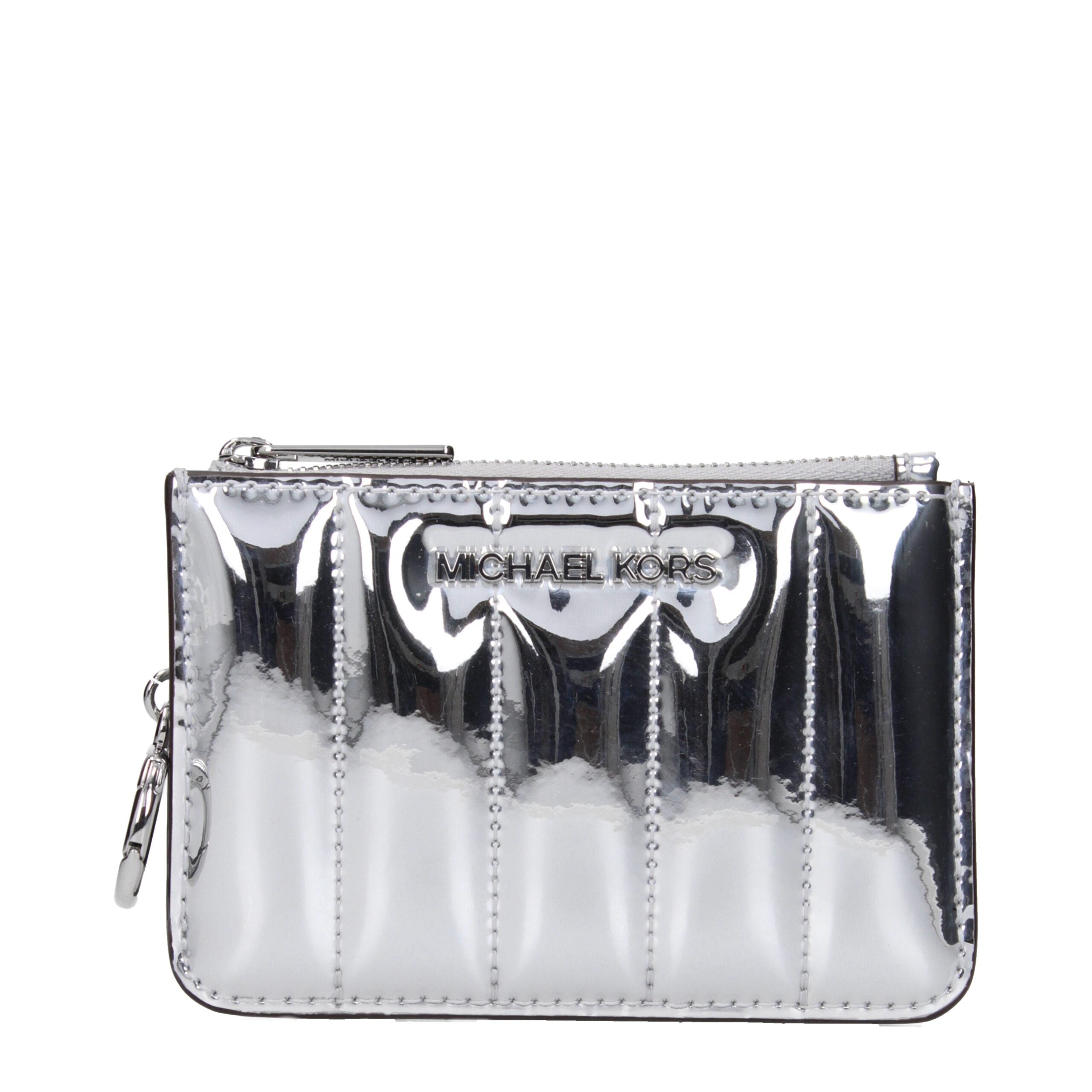 Michael Kors Gray Leather Wallet - Luxury Boutique Co