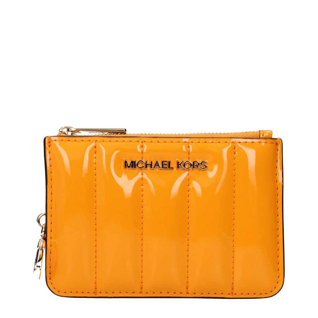 Michael Kors Orange Leather Wallet - Luxury Boutique Co