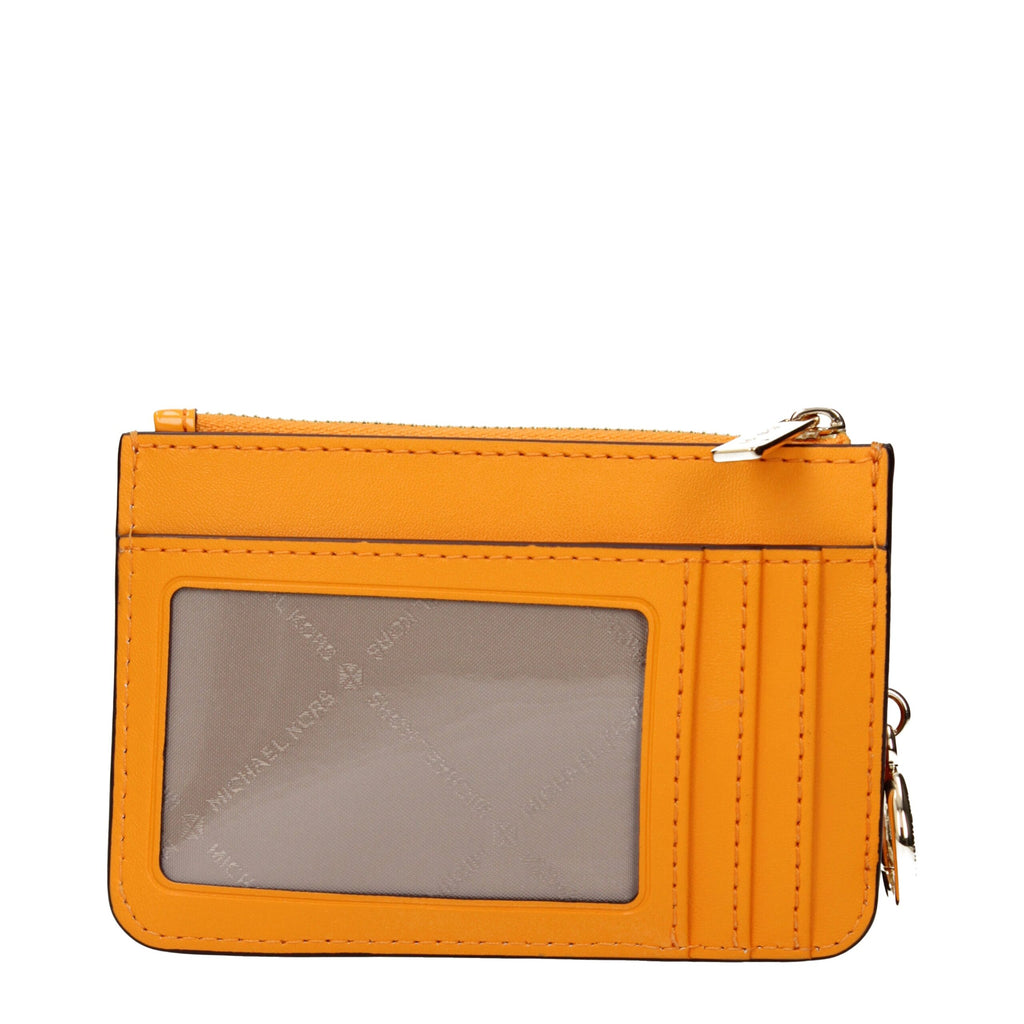 Michael Kors Orange Leather Wallet - Luxury Boutique Co