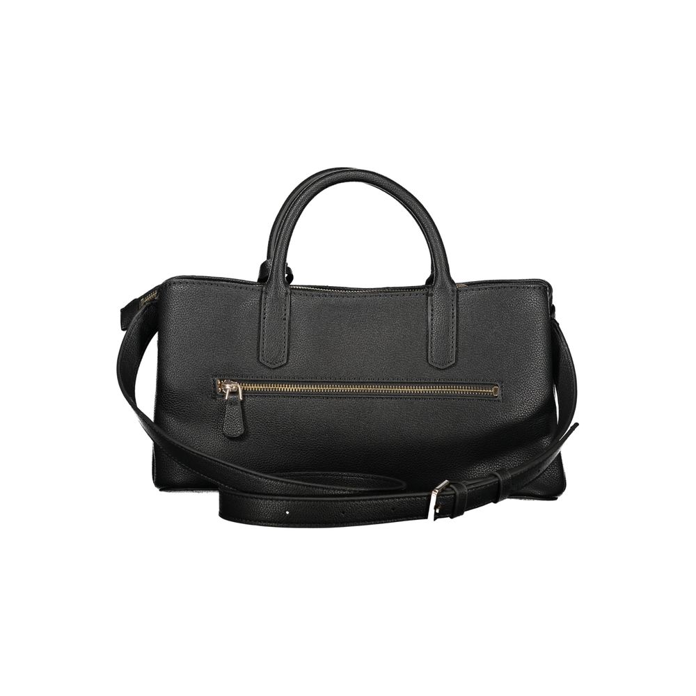 Guess Jeans Nero Poliuretano Women Handbag - Luxury Boutique Co