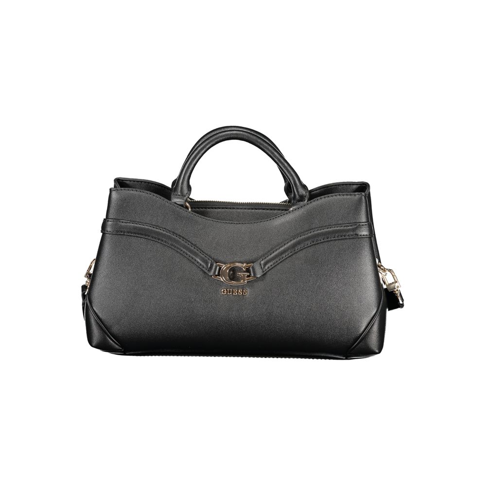 Guess Jeans Black Polyurethane Women's Handbag - Luxury Boutique Co