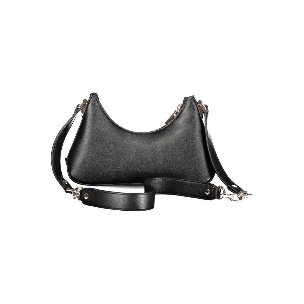 Guess Jeans Nero Poliuretano Women Shoulder Bag - Luxury Boutique Co