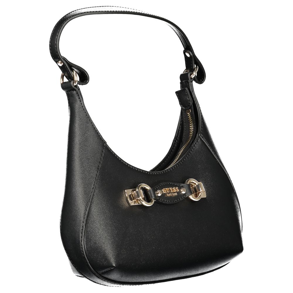 Guess Jeans Nero Poliuretano Womens Handbag - Luxury Boutique Co