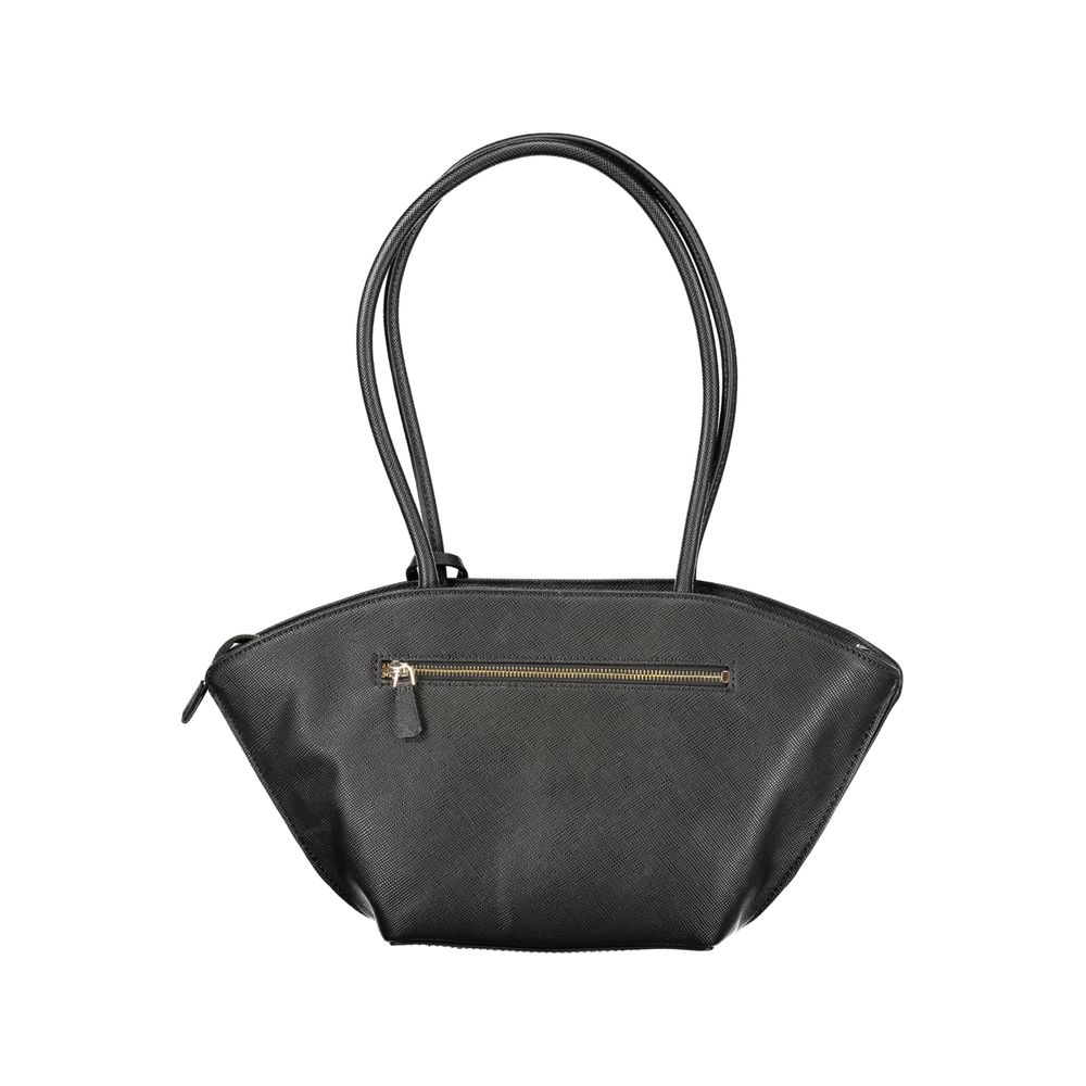 Guess Jeans Black Polyurethane Women's Handbag - Luxury Boutique Co