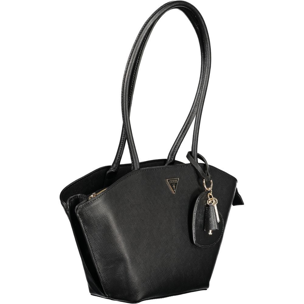 Guess Jeans Black Polyurethane Women's Handbag - Luxury Boutique Co