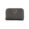 Guess Jeans Nero Poliuretano Women Wallet - Luxury Boutique Co