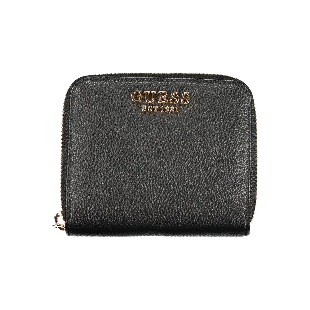 Guess Jeans Nero Poliuretano Women Wallet - Luxury Boutique Co