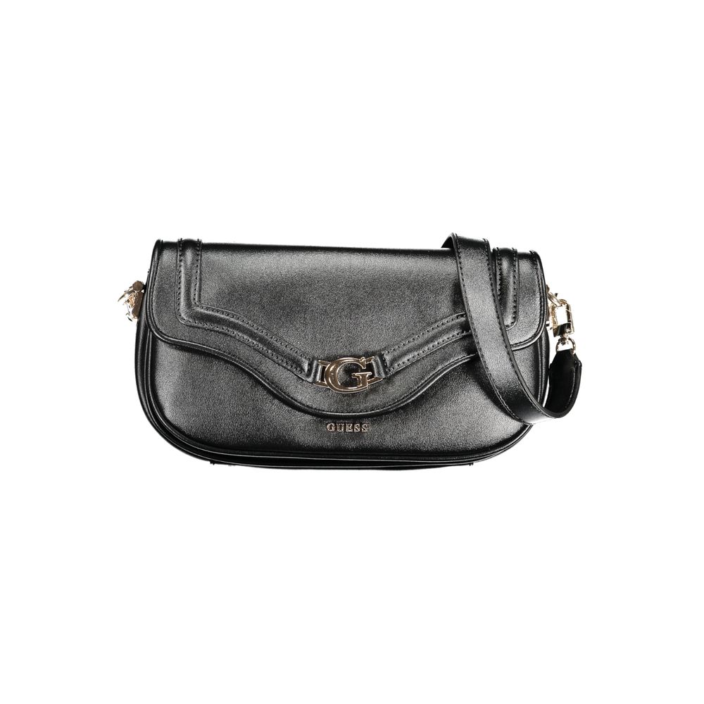 Guess Jeans Black Polyurethane Women Handbag - Luxury Boutique Co