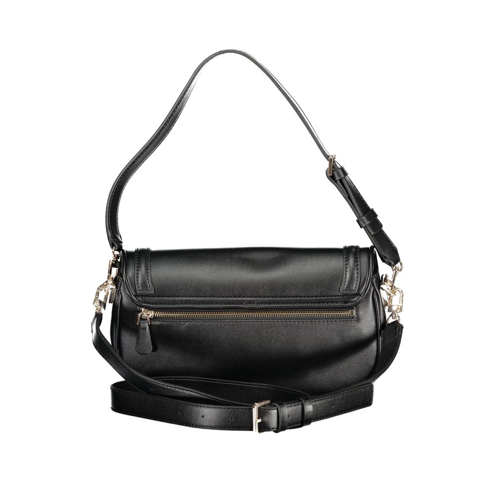 Guess Jeans Black Polyurethane Women Handbag - Luxury Boutique Co